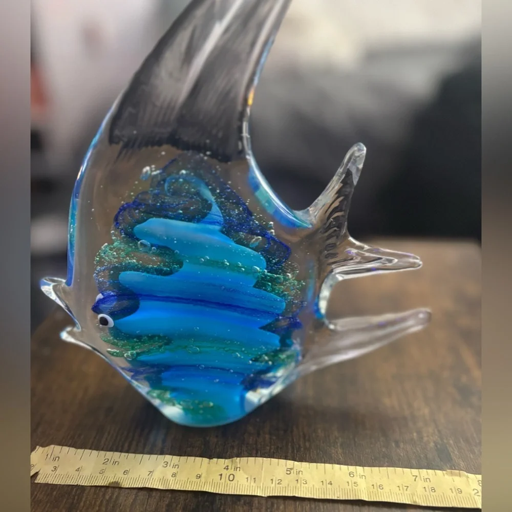 Murano art blown fish sculpture - Picture 2 of 9
